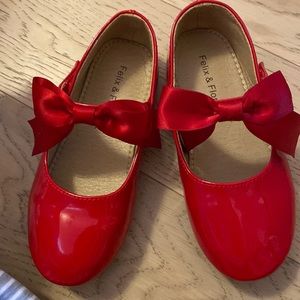 Red toddler dress shoes